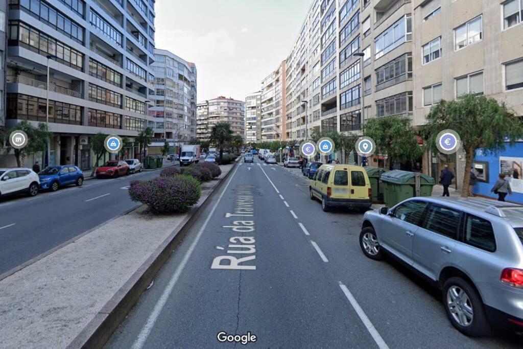 Espacioso Piso Con Garaje Cerca Del Centro De Vigo Dış mekan fotoğraf